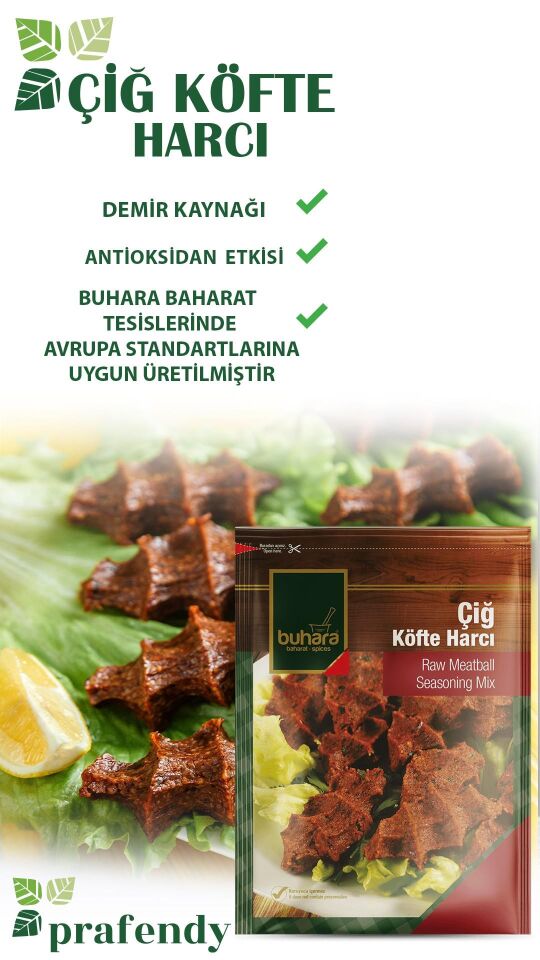 BUHARA ÇİĞ KÖFTE HARCI 100 GR