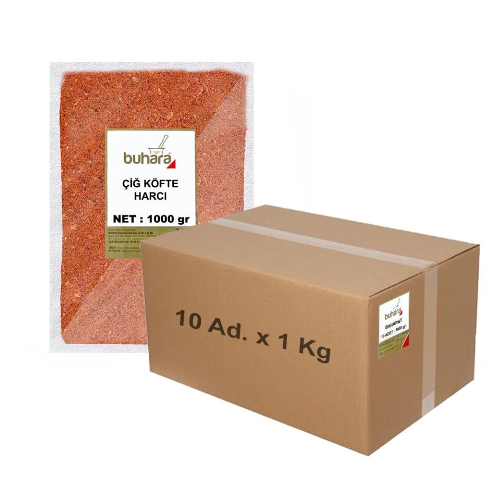BUHARA TOPTAN ÇİĞ KÖFTE HARCI 1 KG x 10 Ad - 10 KG