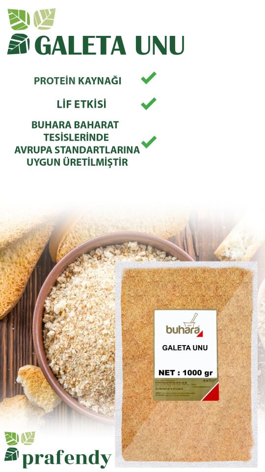 BUHARA TOPTAN GALETA UNU 1 KG x 10 Ad - 10 KG