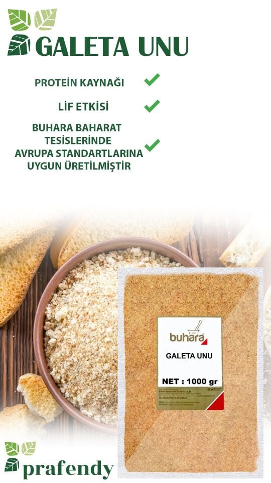 BUHARA TOPTAN GALETA UNU 1 KG x 10 Ad - 10 KG