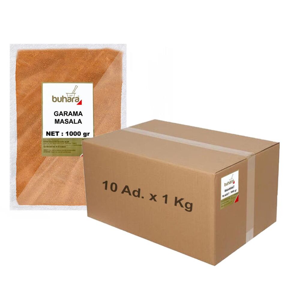 BUHARA TOPTAN GARAM MASALA 1 KG x 10 Ad - 10 KG
