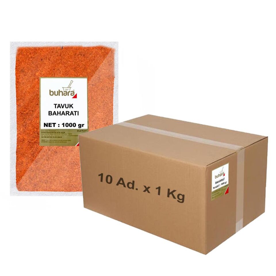 BUHARA TOPTAN TAVUK HARCI 1 KG x 10 Ad - 10 KG