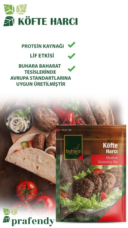 BUHARA TOPTAN KÖFTE HARCI 90 GR x 16 Ad.
