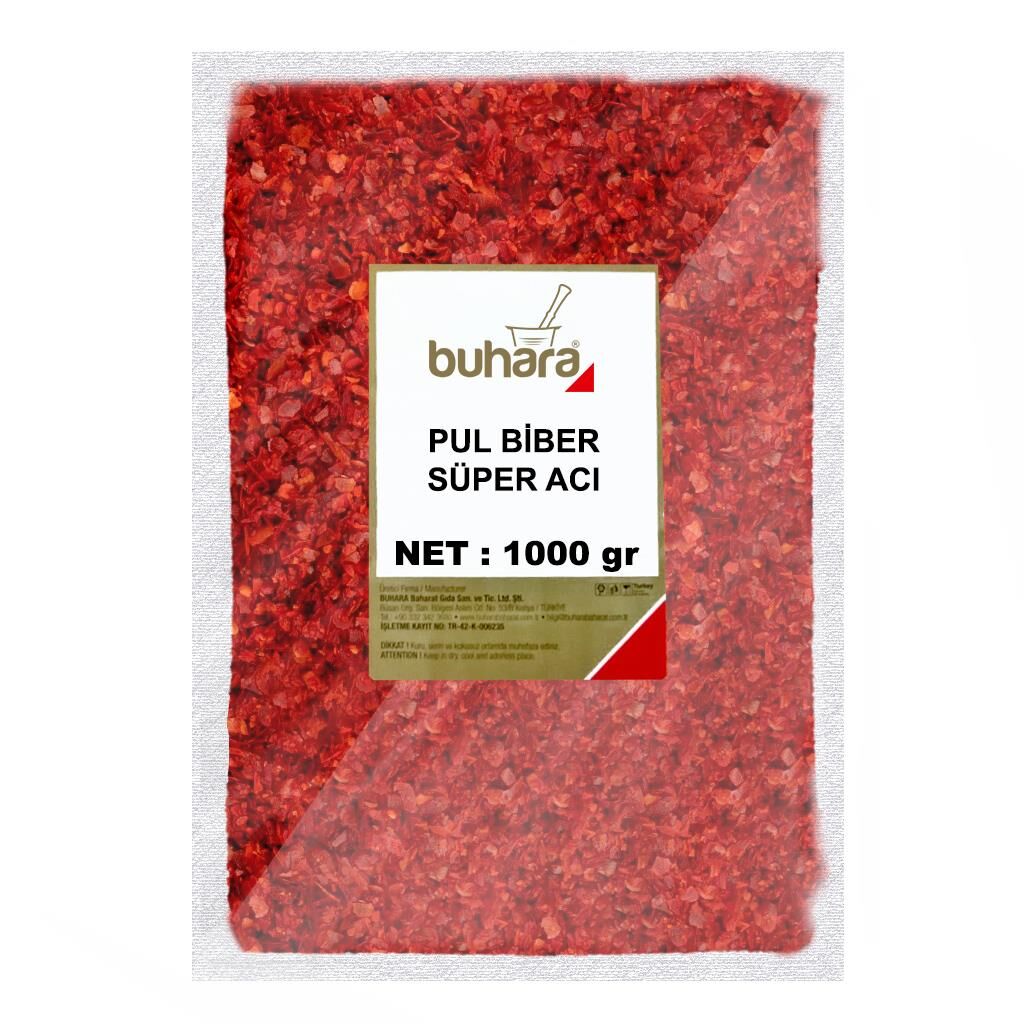 BUHARA SÜPER ACI PULBİBER 1000 GR
