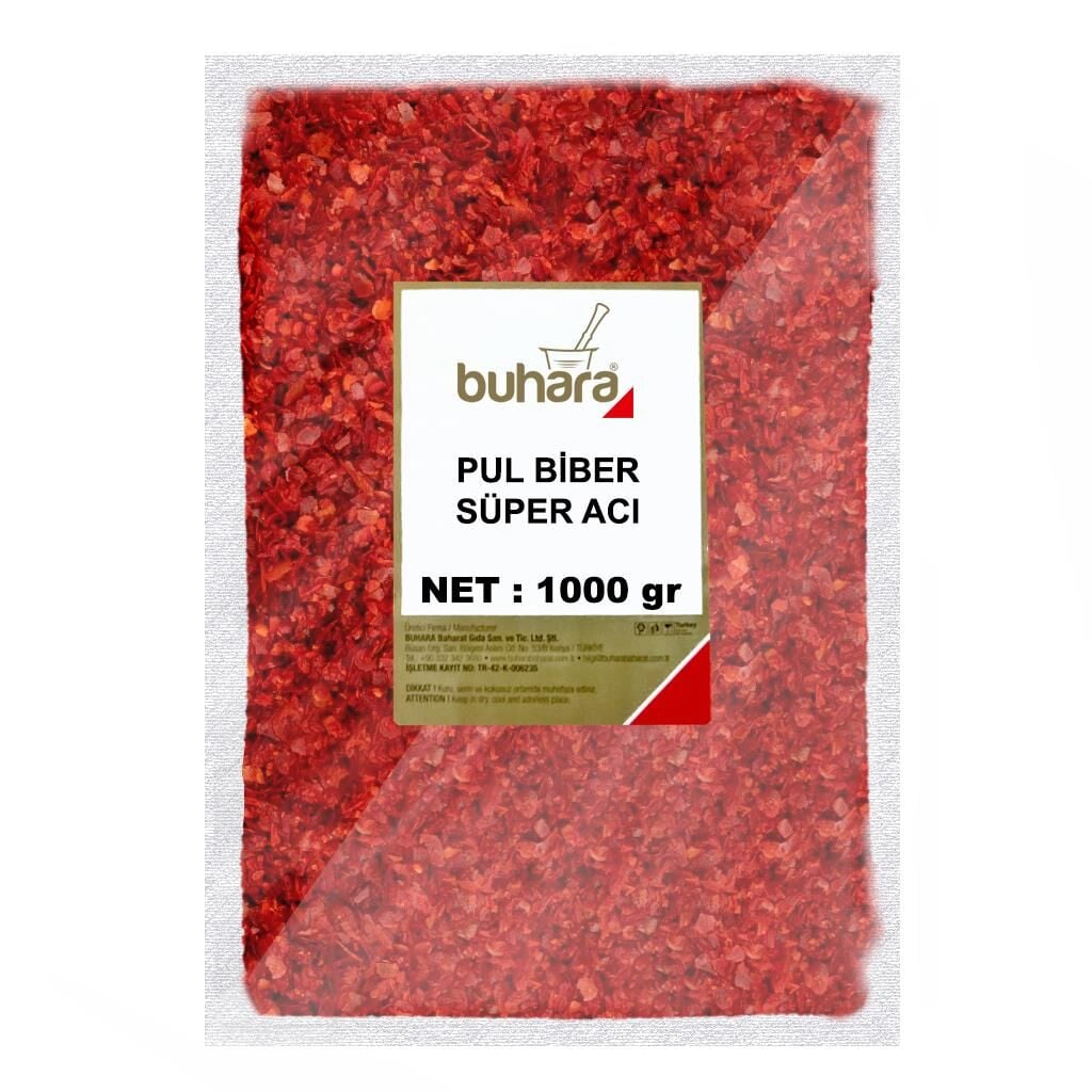 BUHARA SÜPER ACI PULBİBER 1000 GR