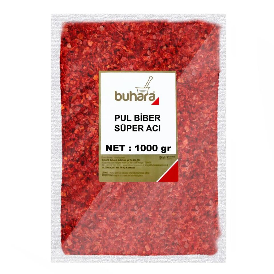 BUHARA SÜPER ACI PULBİBER 1000 GR