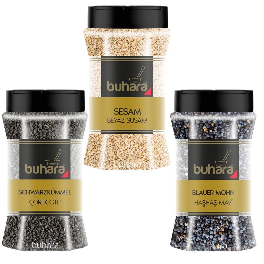 Buhara Pasta Baharatları Seti 3'lü