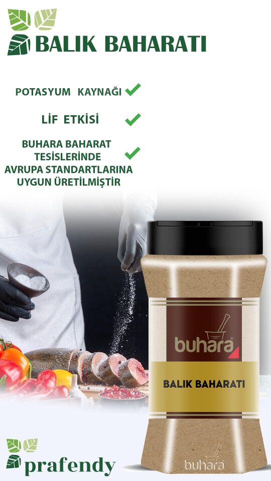 BUHARA TOPTAN BALIK BAHARATI 160 GR x 12 Ad. PET