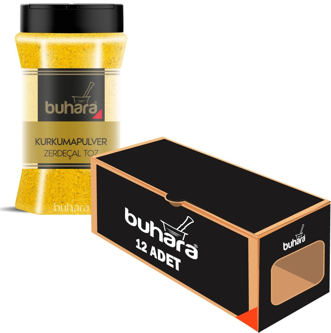 BUHARA TOPTAN ZERDEÇAL TOZ 150 GR x 12 Ad. PET