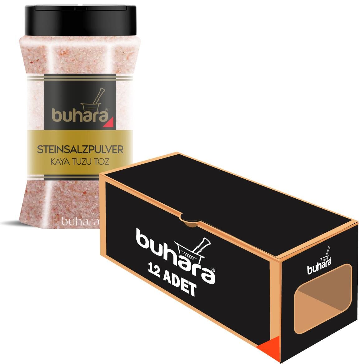 BUHARA TOPTAN KAYA TUZU TOZ 300 GR x 12 Ad. PET