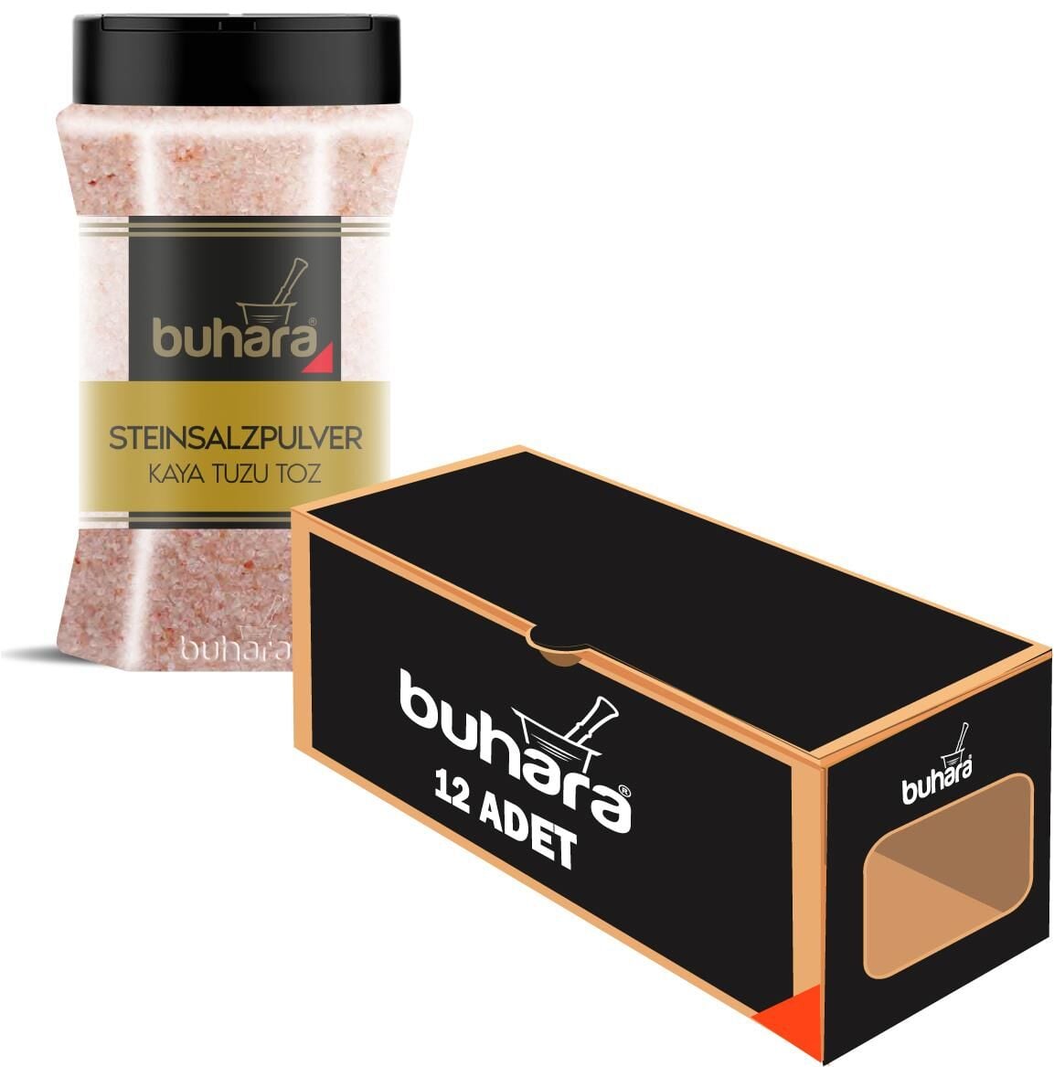 BUHARA TOPTAN KAYA TUZU TOZ 300 GR x 12 Ad. PET
