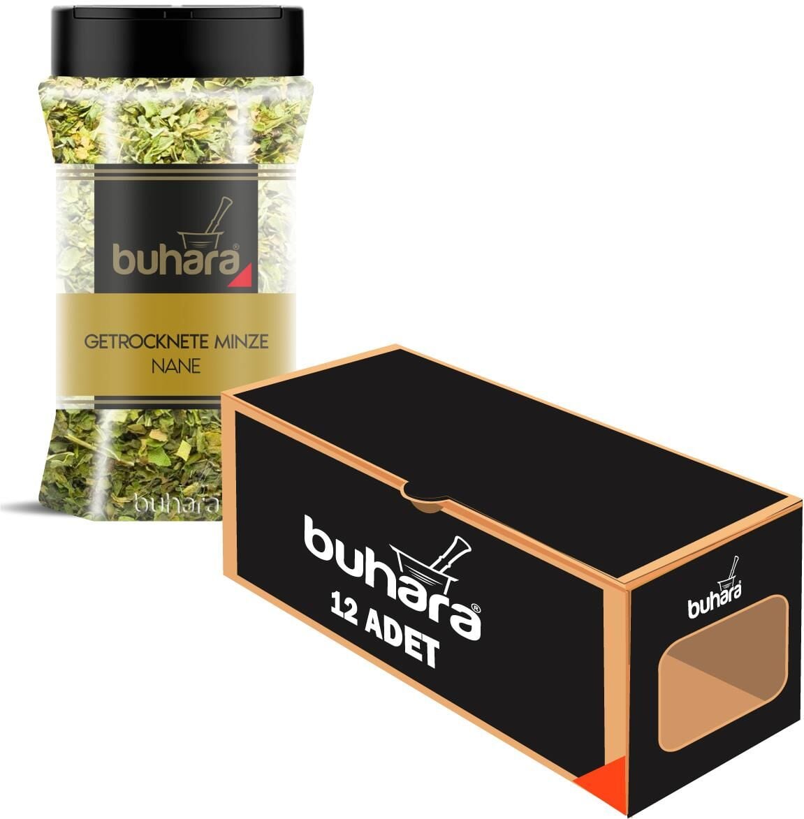 BUHARA TOPTAN NANE 60 GR  x 12 Ad. PET