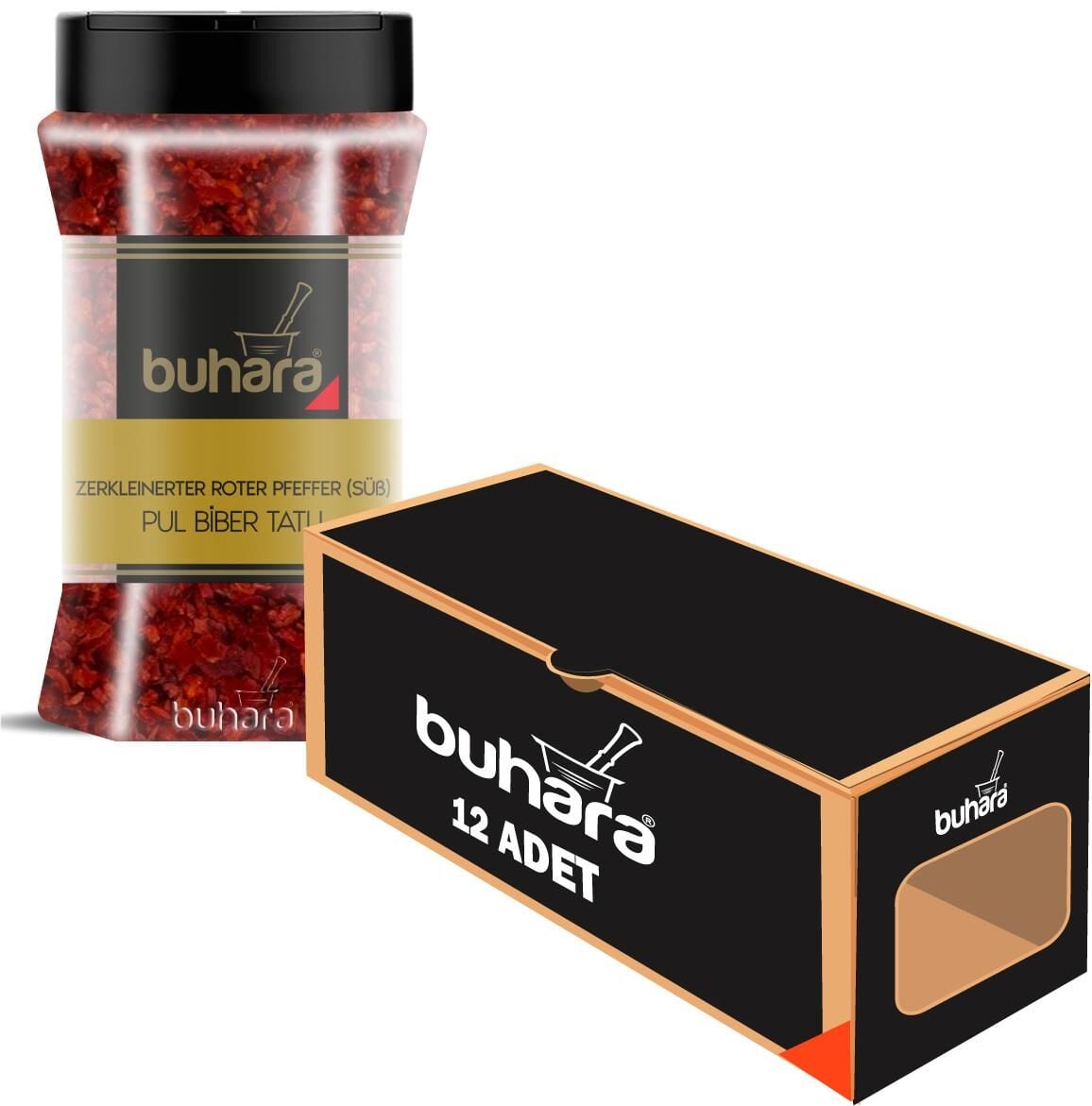BUHARA TOPTAN PULBİBER TATLI 150 GR x 12 Ad. PET