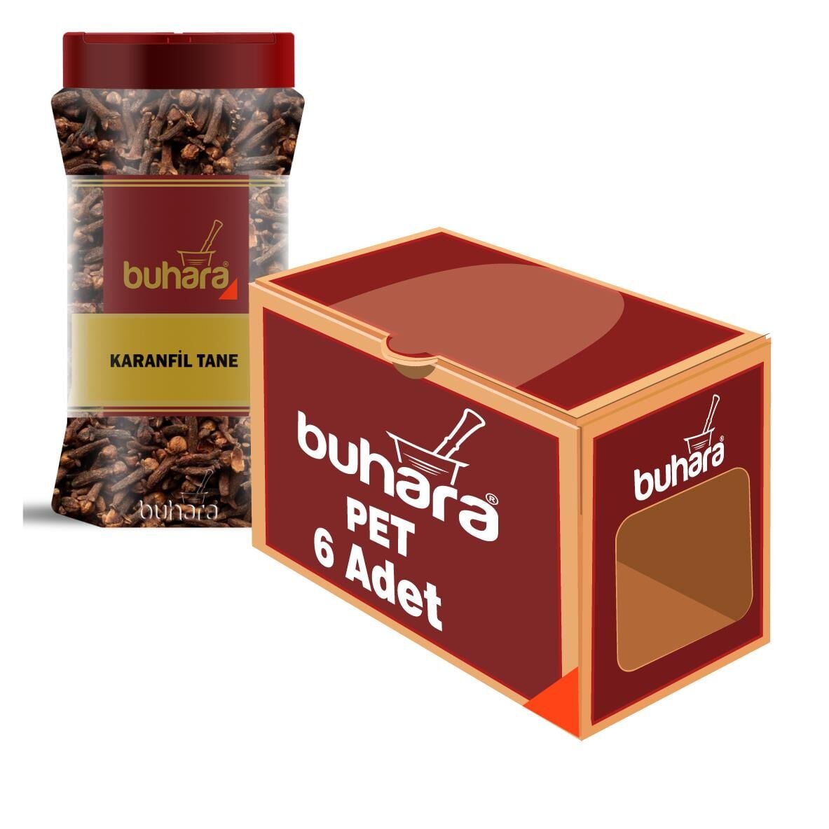 BUHARA TOPTAN KARANFİL TANE 350 GR x 6 Ad. PET