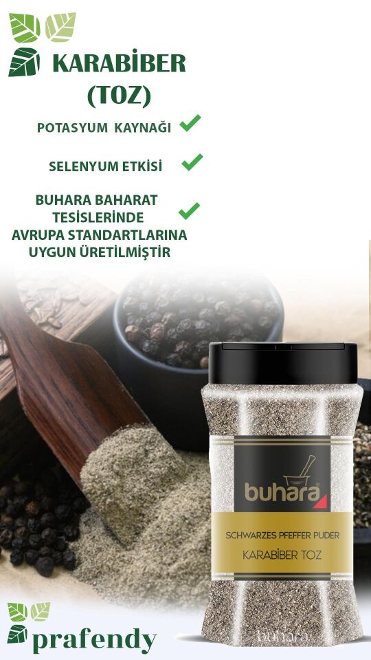 BUHARA KARABİBER TOZ 150 GR PET