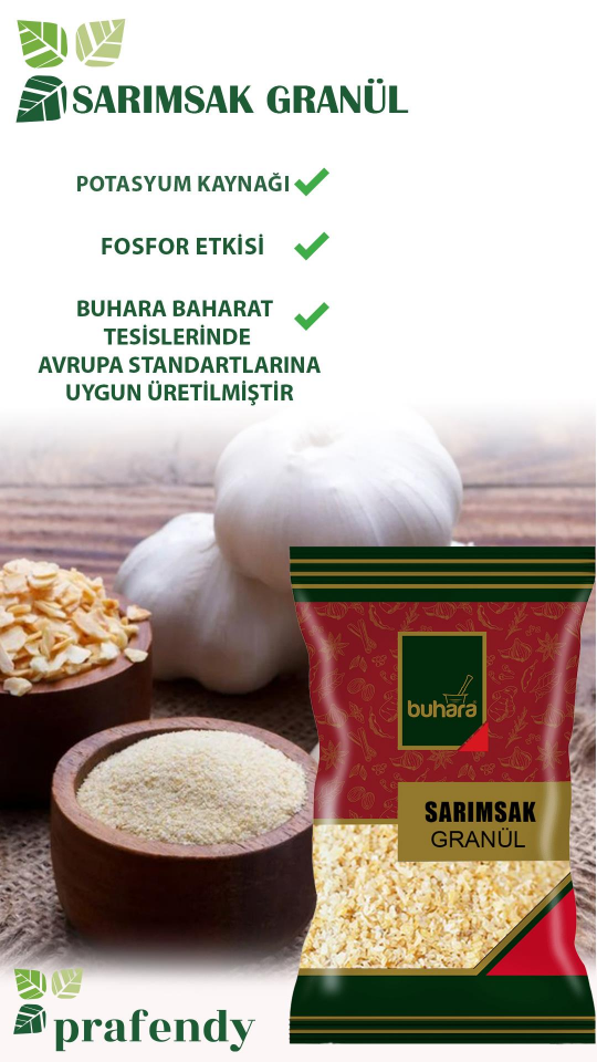 BUHARA SARIMSAK GRANÜR 40 GR