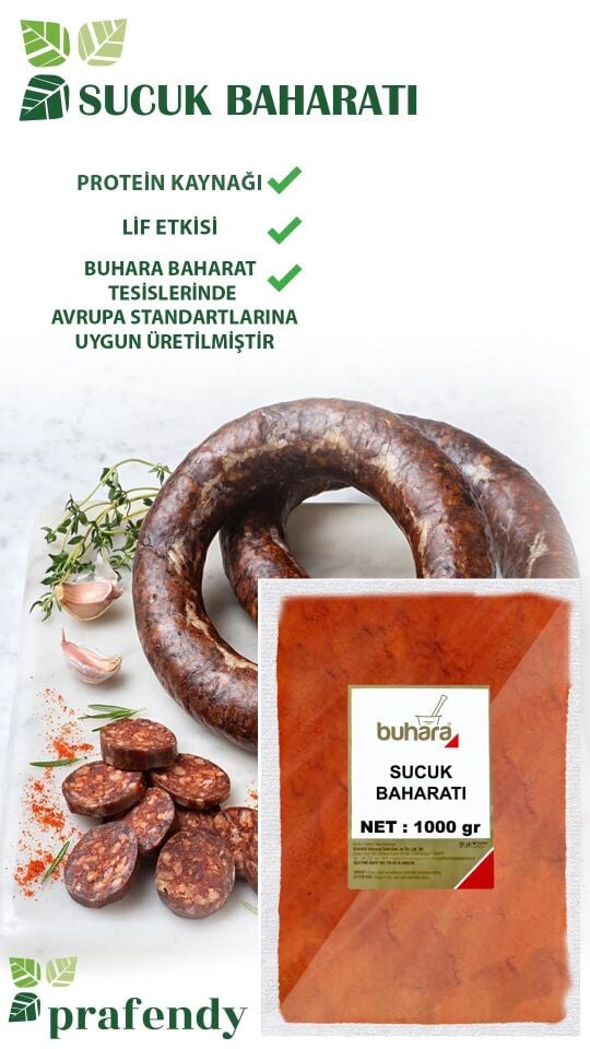 BUHARA SUCUK BAHARATI 1000 Gr