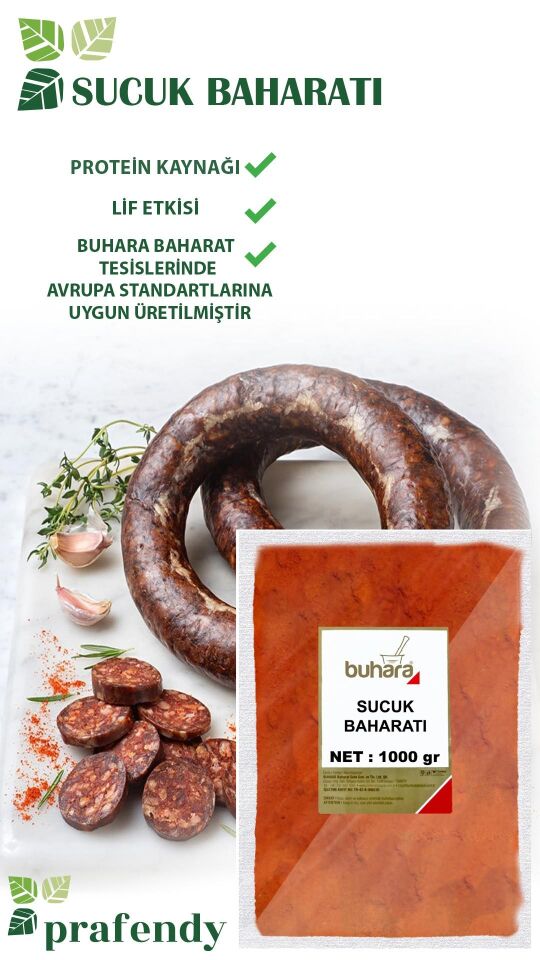 BUHARA SUCUK BAHARATI 1000 Gr