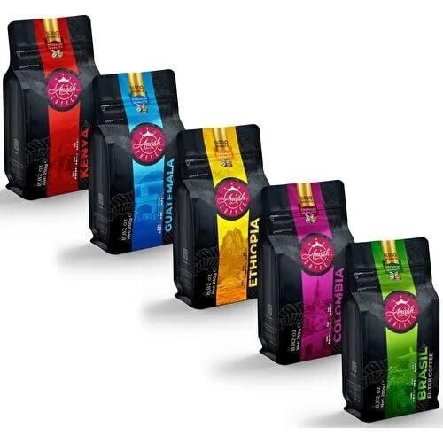 Anisah Dünya Filtre Kahve Çekirdek Set 5 x 250 gr