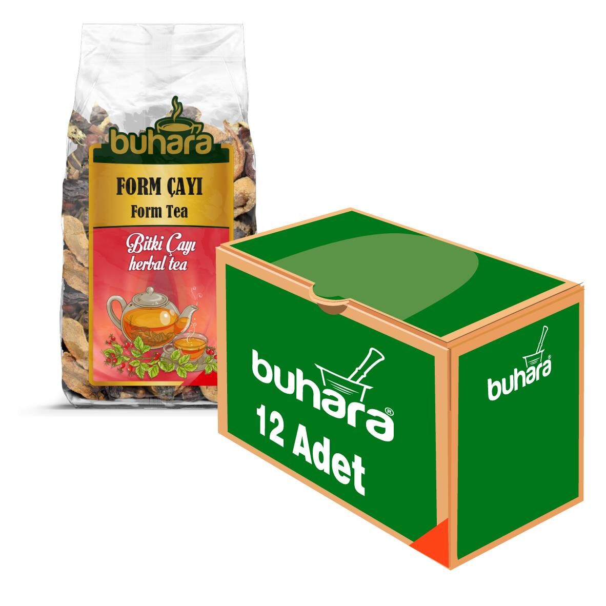 BUHARA TOPTAN FORM ÇAYI 80 GR. x 12 AD.