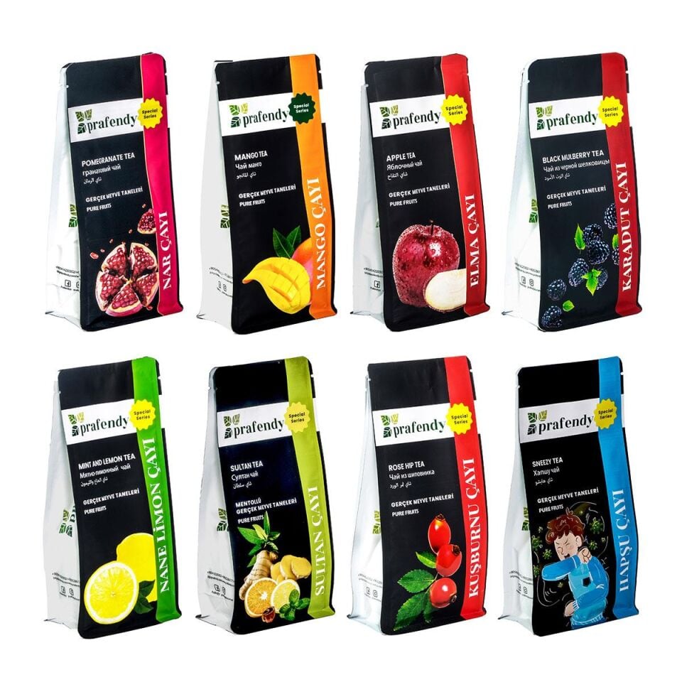 PRAFENDY SULTAN ÇAYI GERÇEK MEYVE TANELİ 250 gr x 24 Ad.