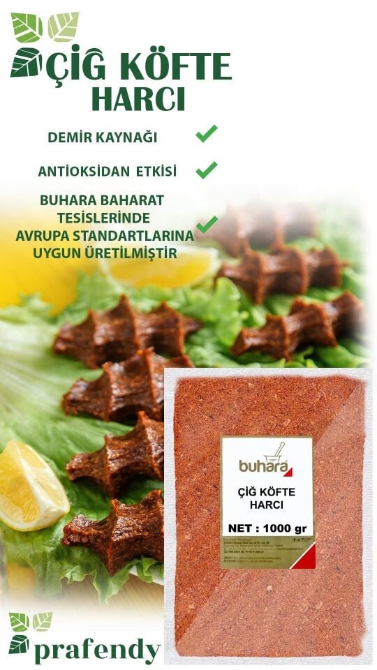 BUHARA ÇİĞ KÖFTE HARCI 1000 GR