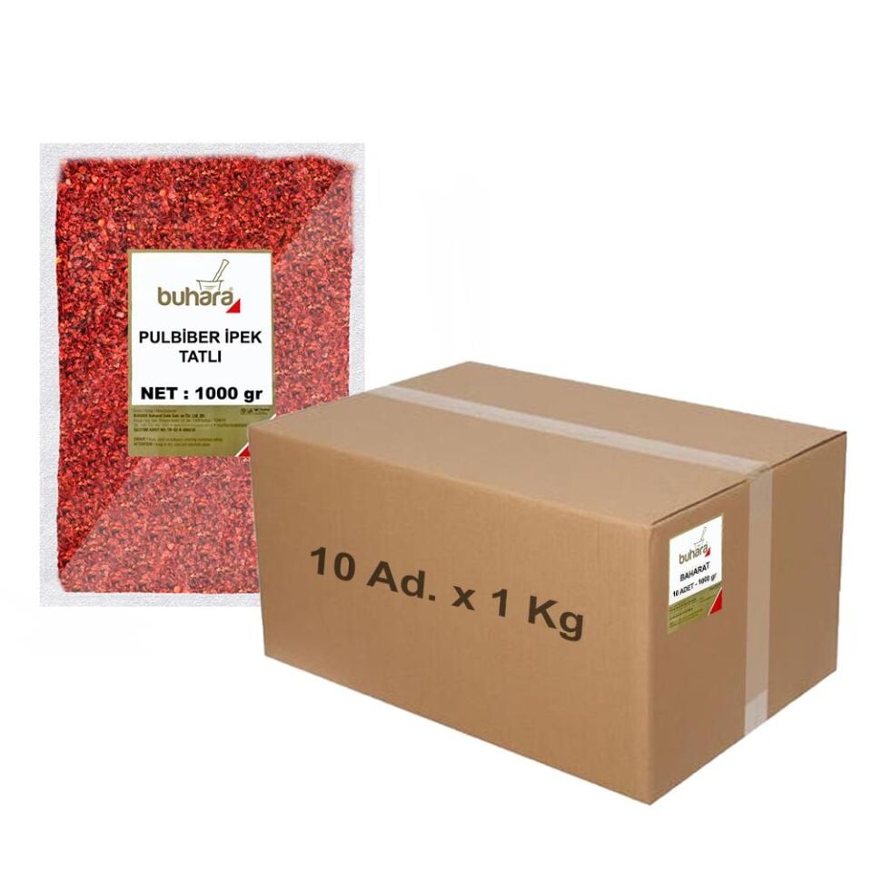 BUHARA TOPTAN PULBİBER İPEK TATLI 1 KG x 10 Ad - 10 KG