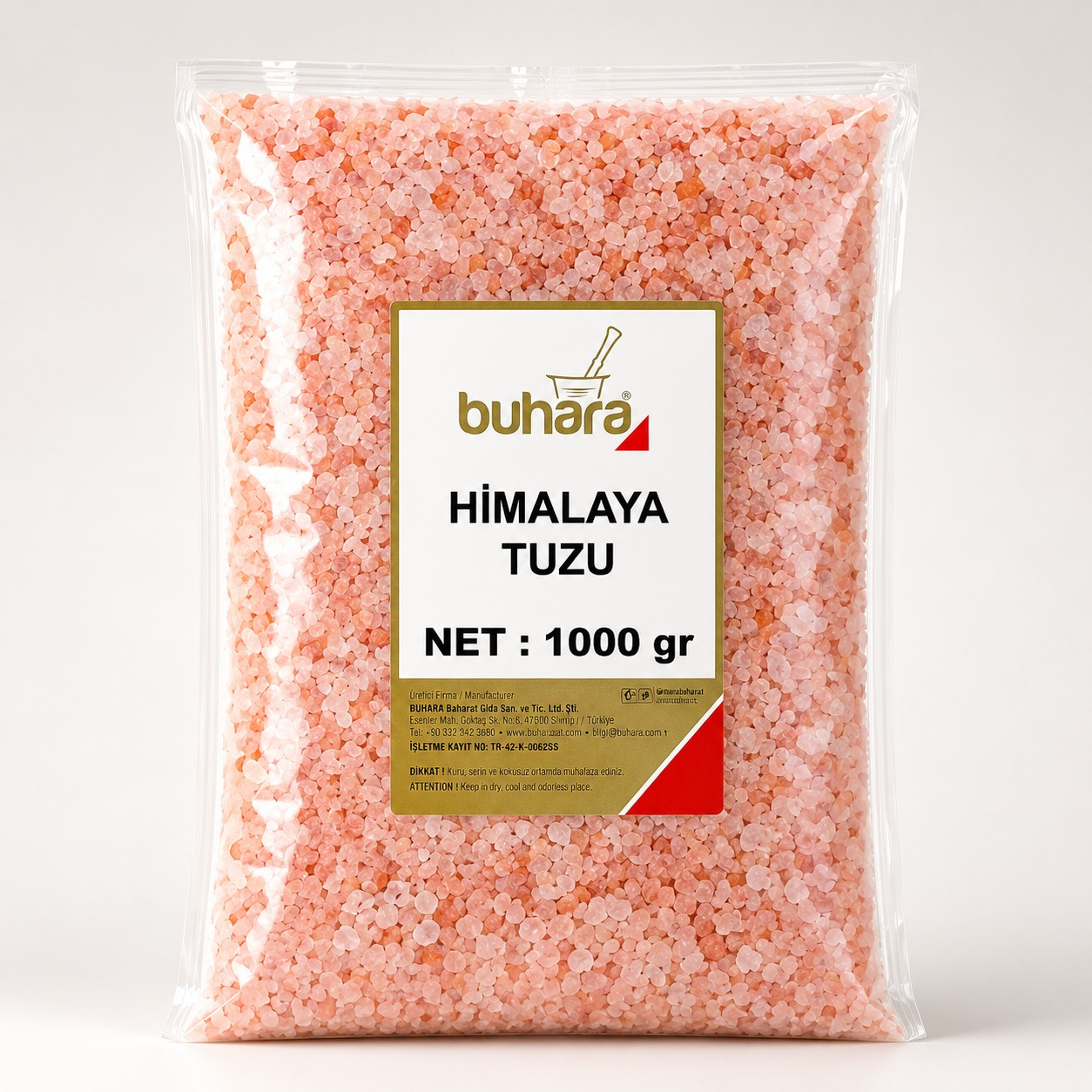 BUHARA HİMALAYA TUZU TANE 1000 GR