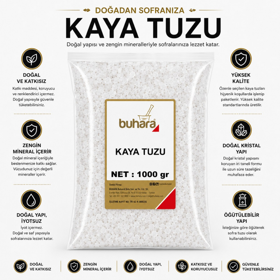 BUHARA KAYA TUZU 1000 GR