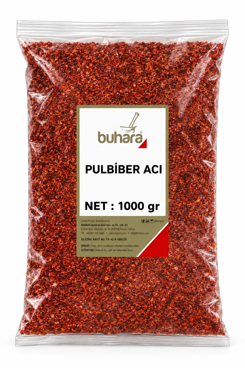 BUHARA PULBİBER ACI (İRİDİŞ) 1000 GR