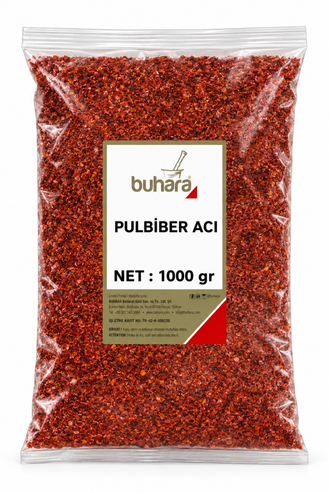 BUHARA PULBİBER ACI (İRİDİŞ) 1000 GR