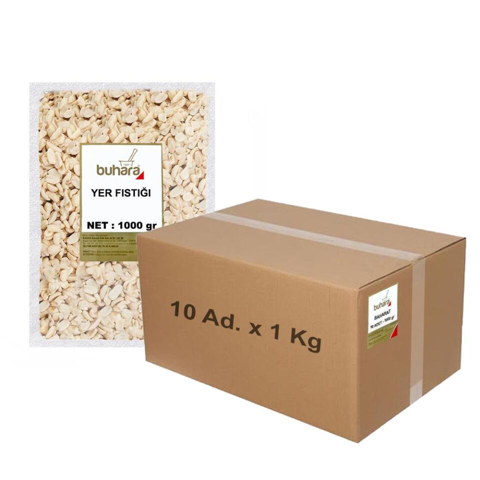 BUHARA TOPTAN DOLMALIK / HELVALIK YER FISTIĞI 1 KG x 10 Ad - 10 KG