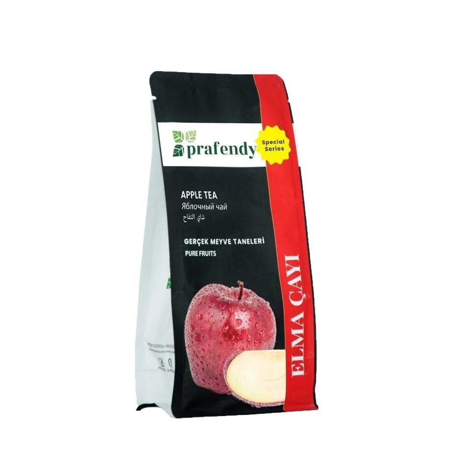 PRAFENDY ELMA ÇAYI GERÇEK MEYVE TANELİ 250 gr x 24 Ad.