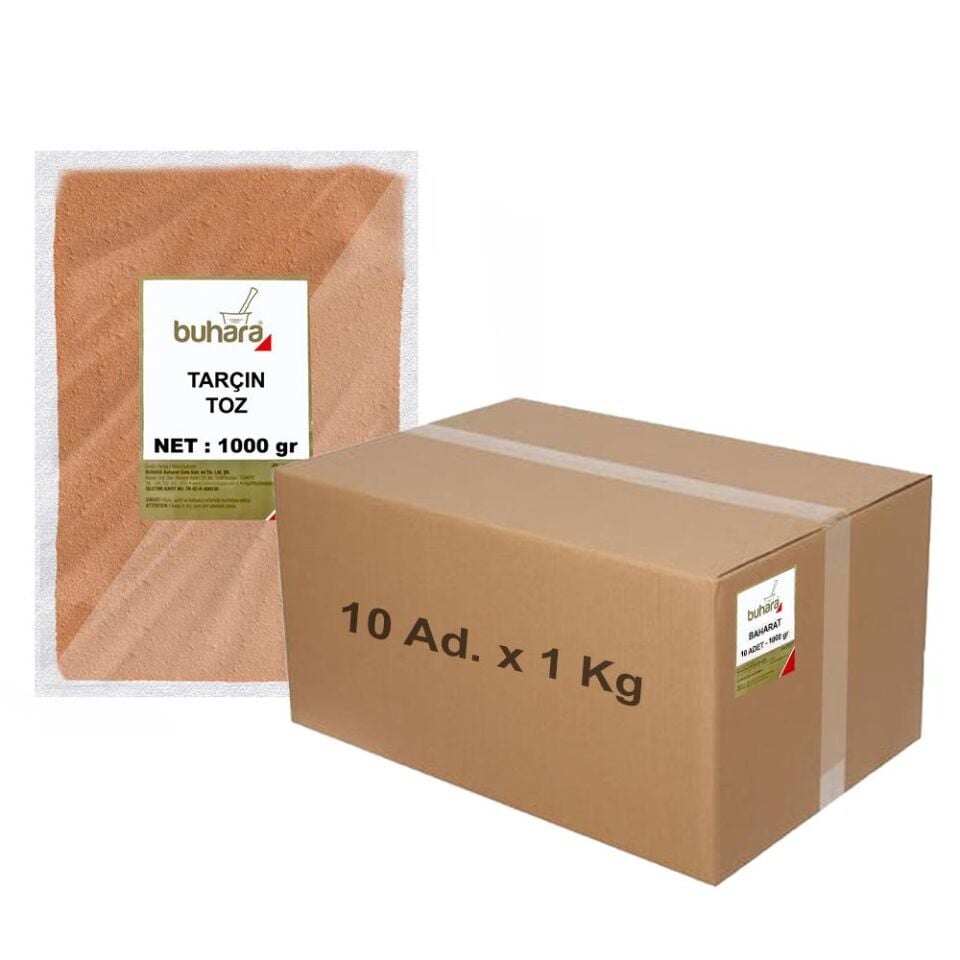 BUHARA TOPTAN TOZ TARÇIN 1 KG x 10 Ad - 10 KG