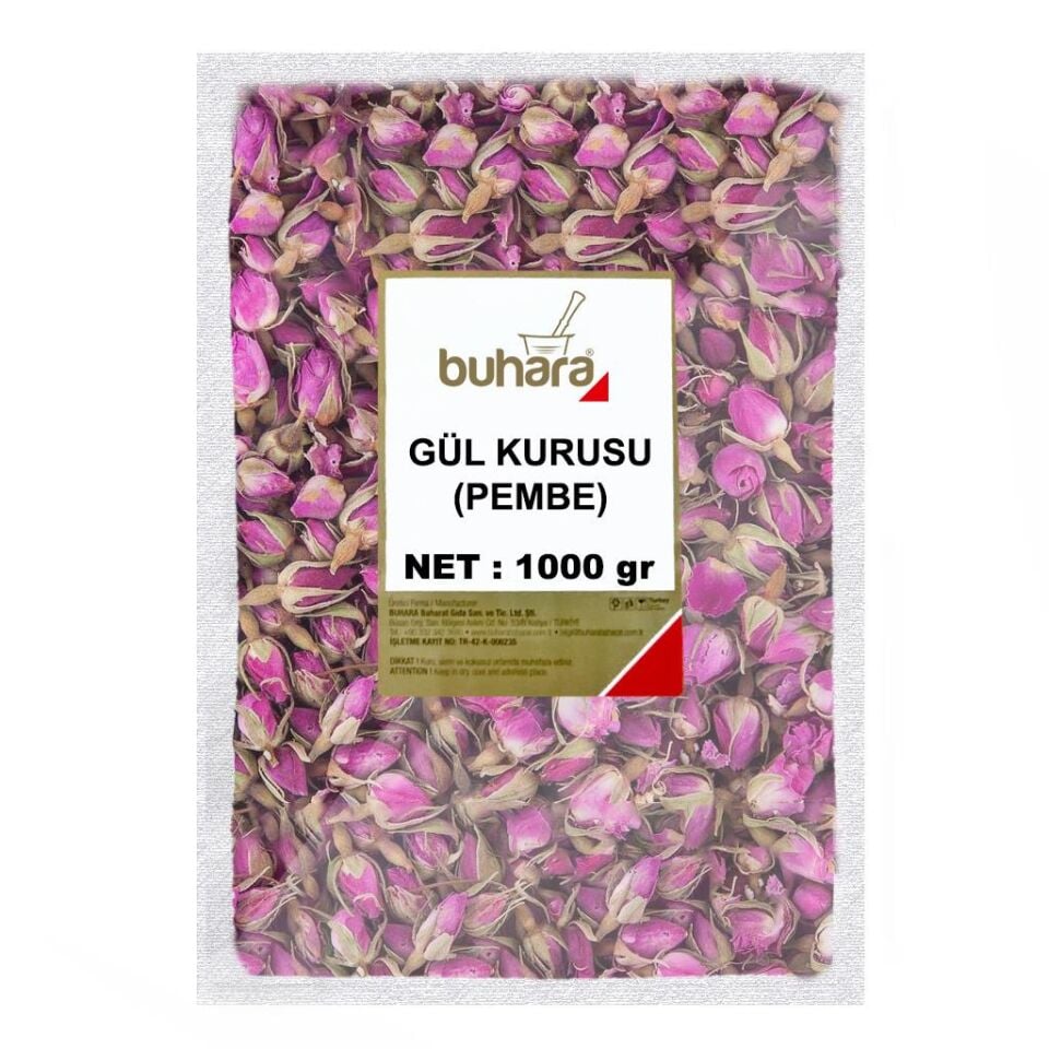 BUHARA PEMBE GÜL KURUSU 1000 GR