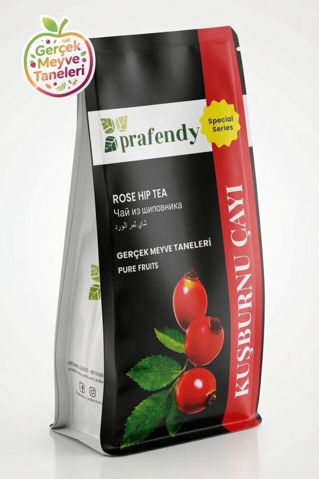 Prafendy Kuşburnu Çayı 250g - Gerçek Meyve Taneli