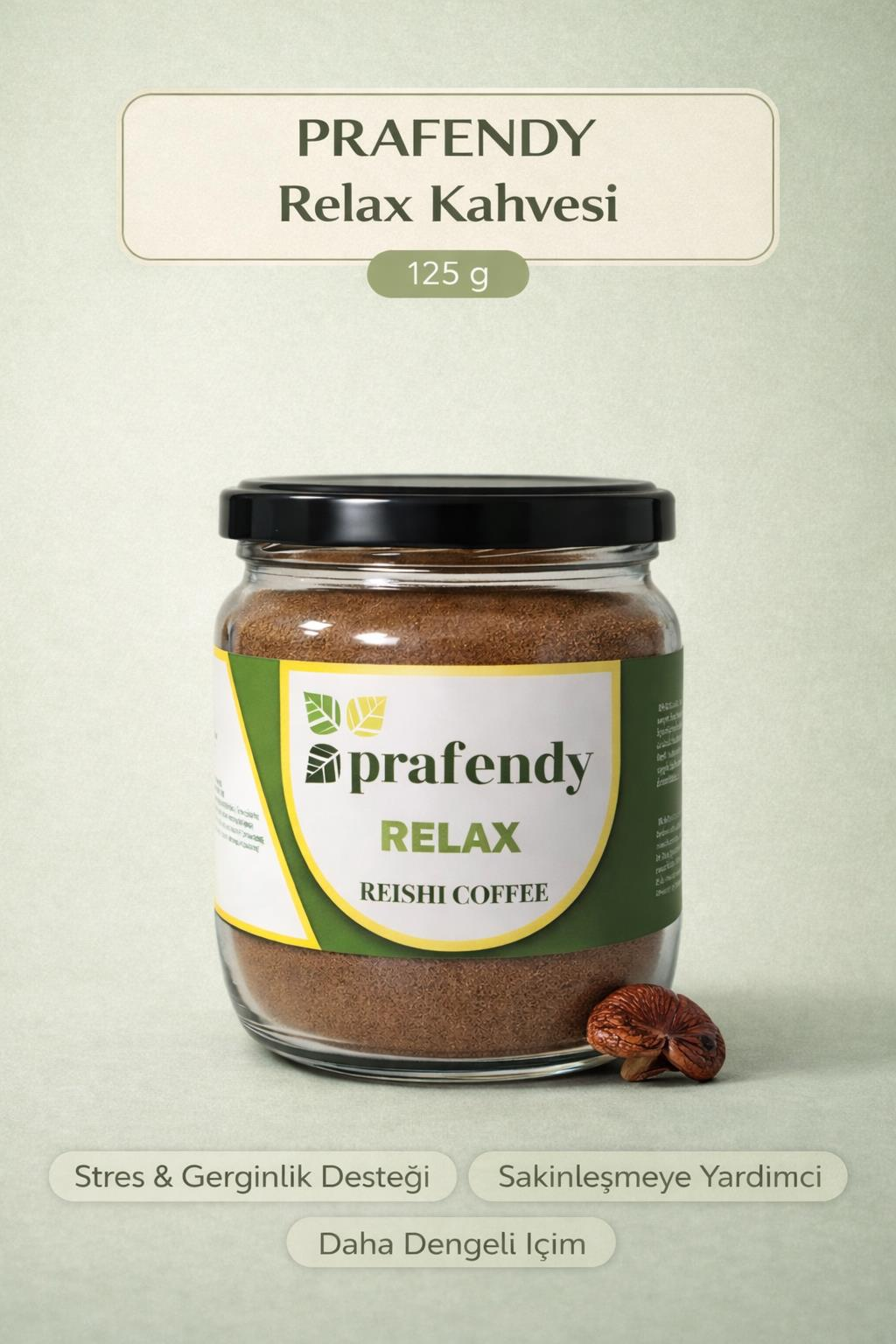 PRAFENDY RELAX REISHI MANTARLI KAHVE 125g