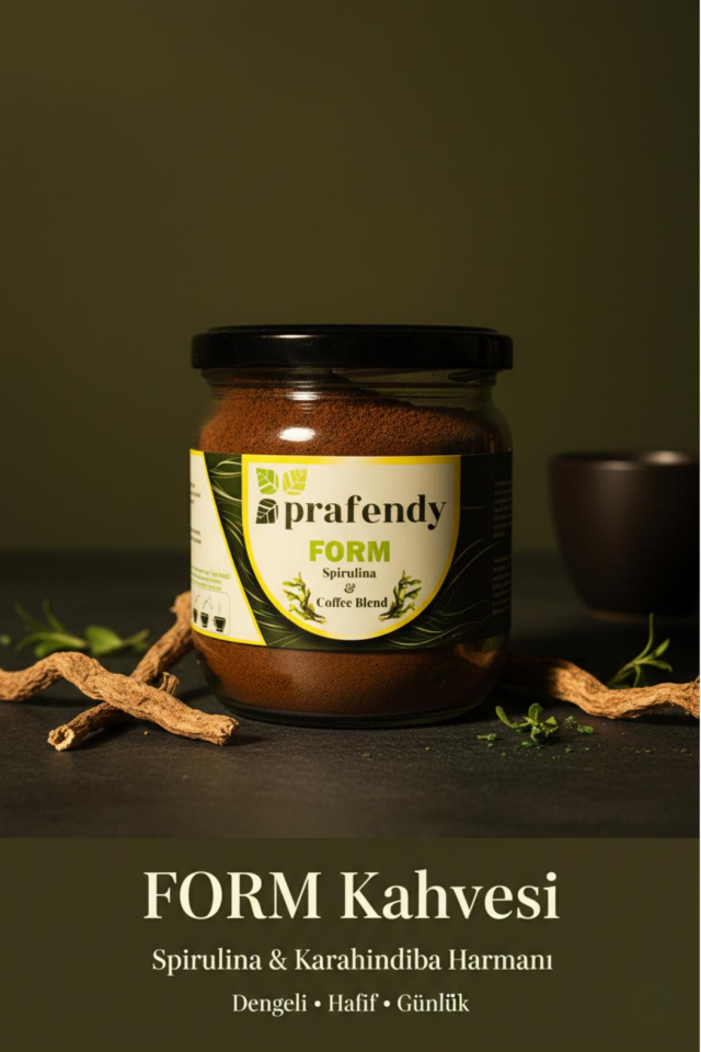 PRAFENDY FORM SPIRULINA KAHVE 125g