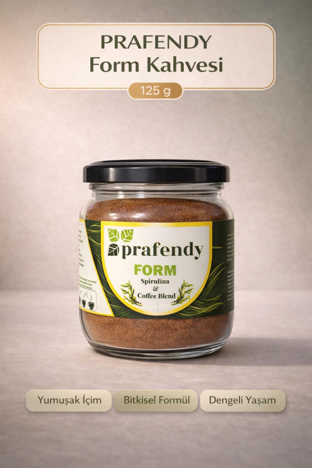 PRAFENDY FORM SPIRULINA KAHVE 125g