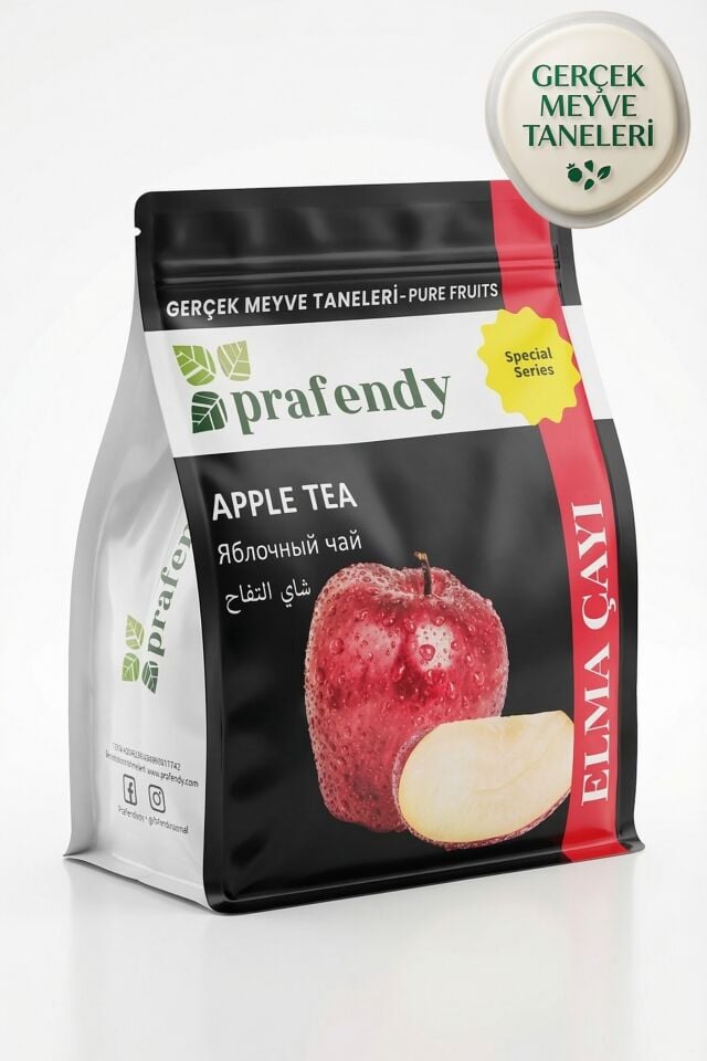 PRAFENDY ELMA ÇAYI GERÇEK MEYVE TANELİ 1000 GR